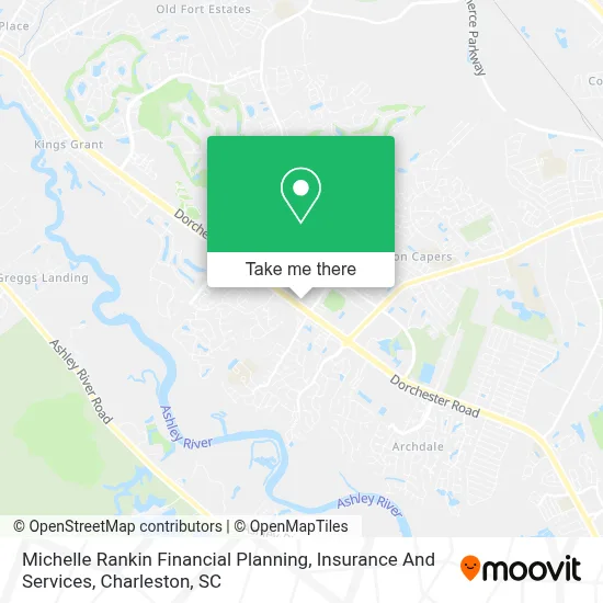 Michelle Rankin Financial Planning, Insurance And Services map
