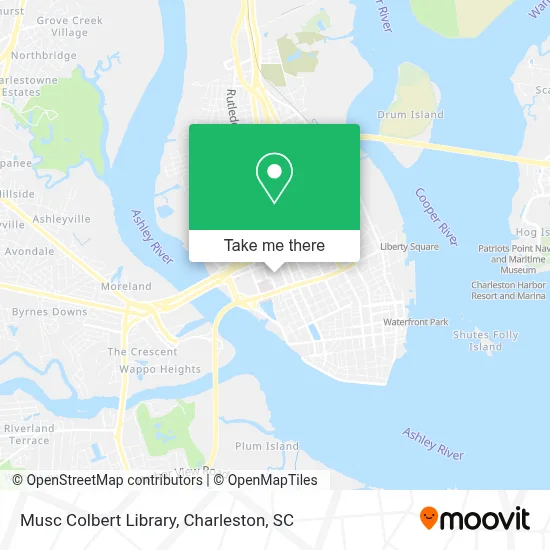 Musc Colbert Library map