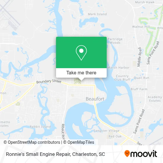 Ronnie's Small Engine Repair map