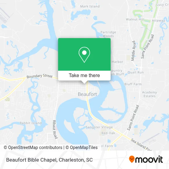 Beaufort Bible Chapel map