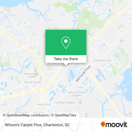 Wilson's Carpet Plus map