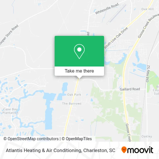 Atlantis Heating & Air Conditioning map