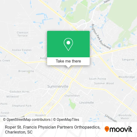 Roper St. Francis Physician Partners Orthopaedics map