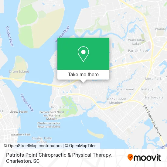 Patriots Point Chiropractic & Physical Therapy map