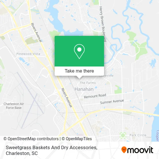 Sweetgrass Baskets And Dry Accessories map