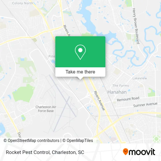 Rocket Pest Control map