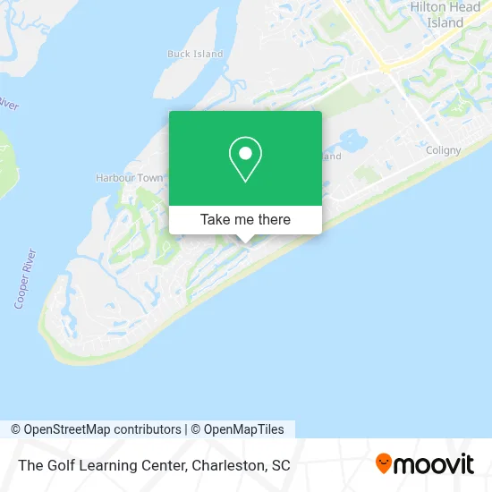 The Golf Learning Center map