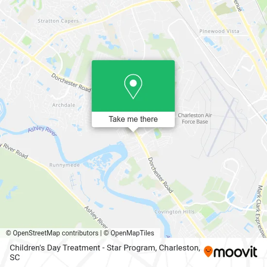 Children's Day Treatment - Star Program map