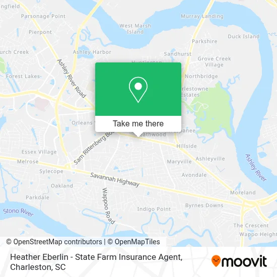 Heather Eberlin - State Farm Insurance Agent map