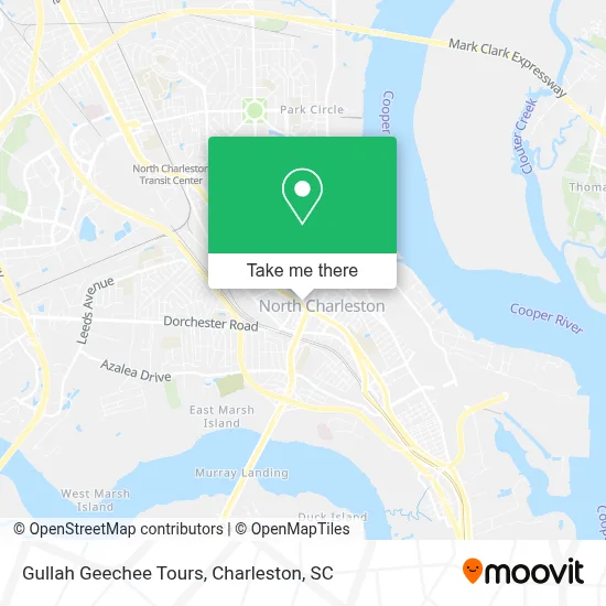 Gullah Geechee Tours map
