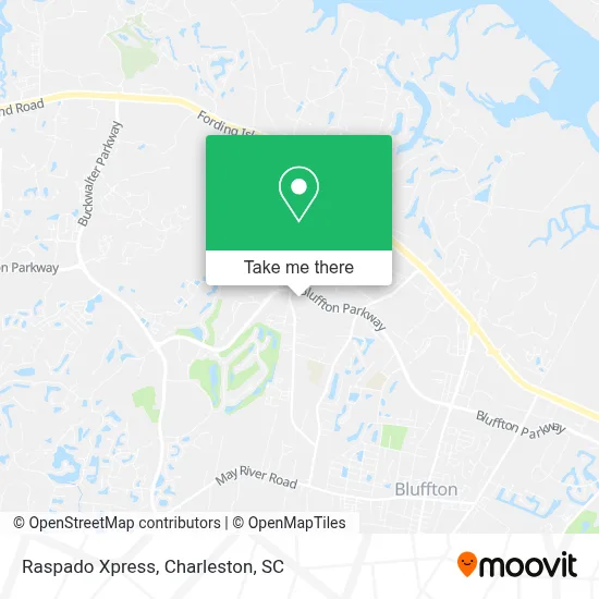 Raspado Xpress map