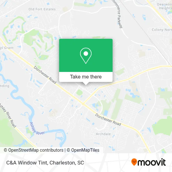 C&A Window Tint map