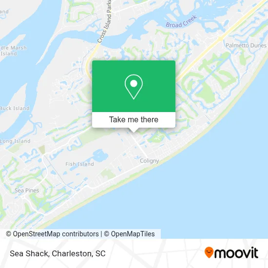 Sea Shack map