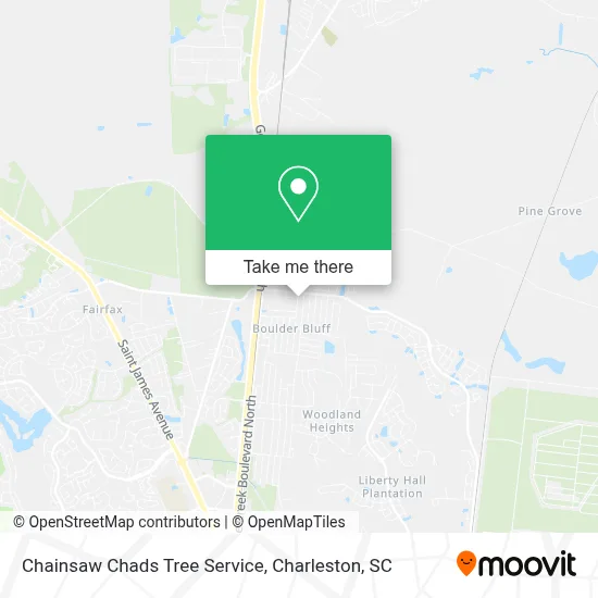 Chainsaw Chads Tree Service map