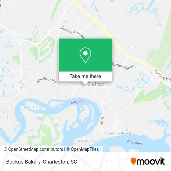 Backus Bakery map