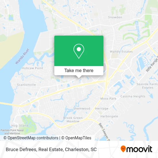 Bruce Defrees, Real Estate map