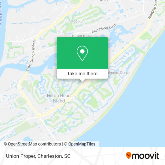 Union Proper map
