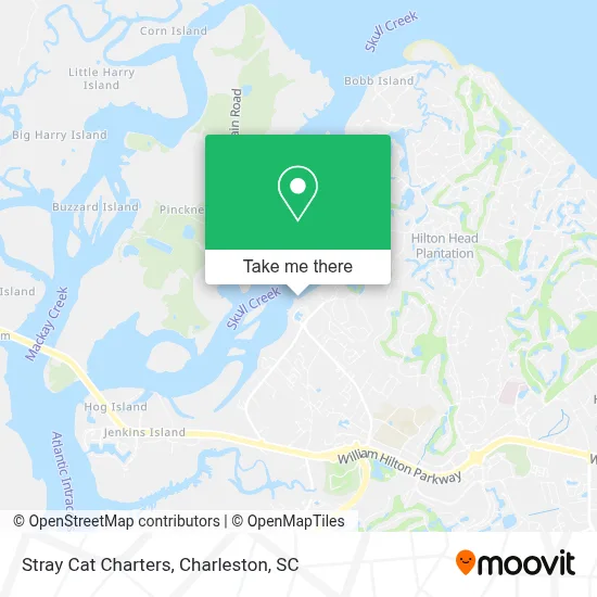 Stray Cat Charters map