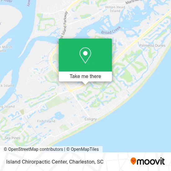 Island Chirorpactic Center map
