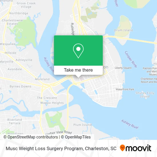Musc Weight Loss Surgery Program map