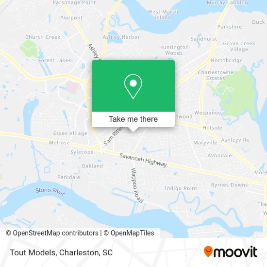 Tout Models map