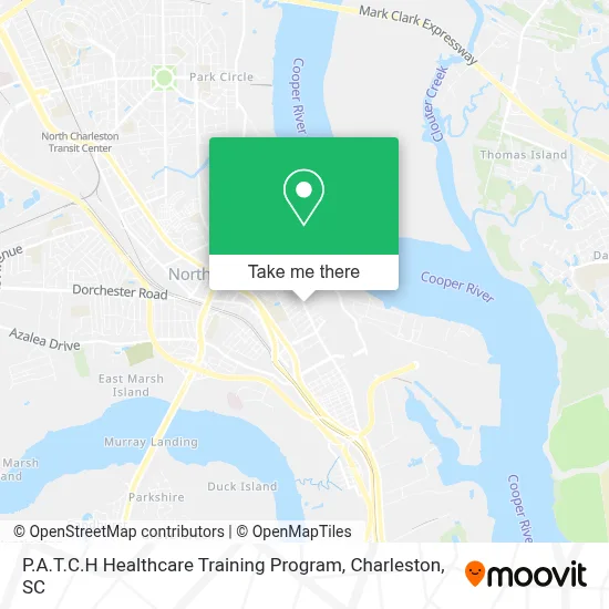 P.A.T.C.H Healthcare Training Program map