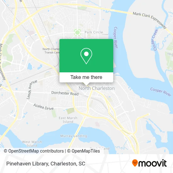 Pinehaven Library map