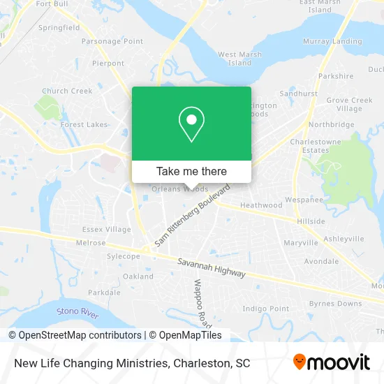 New Life Changing Ministries map