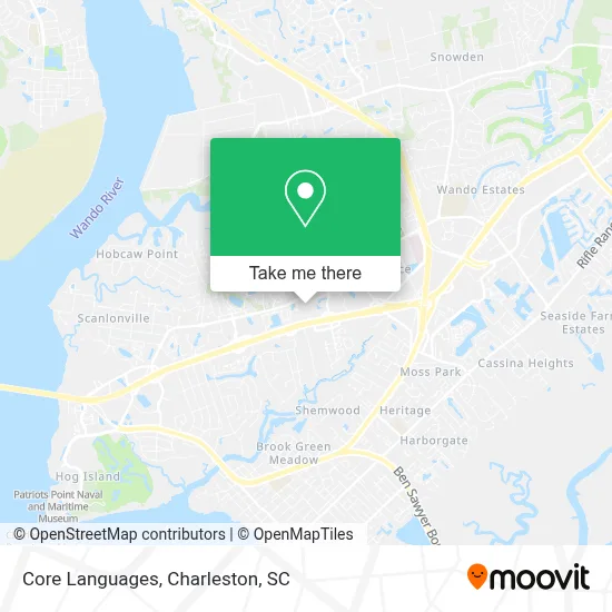 Core Languages map