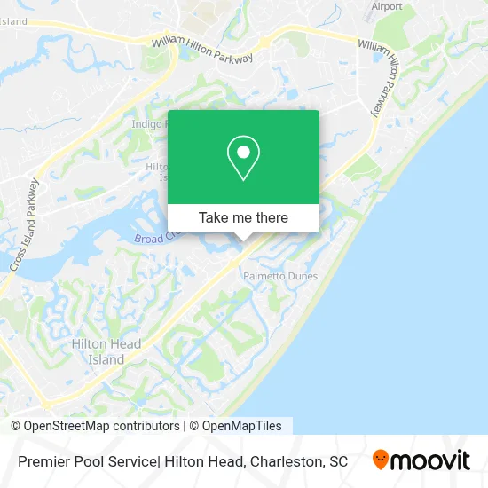 Premier Pool Service| Hilton Head map
