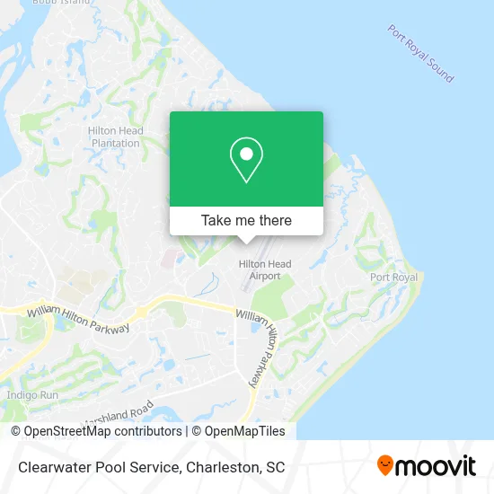 Clearwater Pool Service map