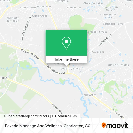 Reverie Massage And Wellness map