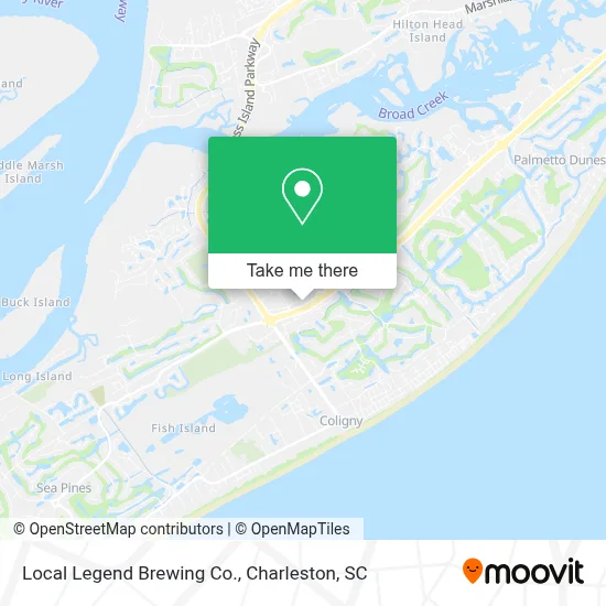 Local Legend Brewing Co. map