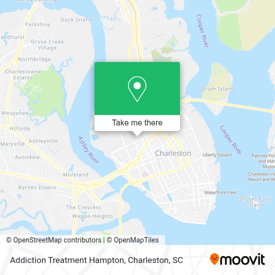 Addiction Treatment Hampton map