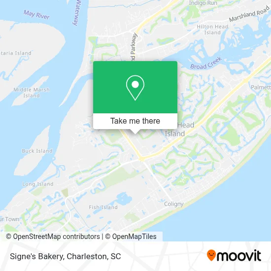 Signe's Bakery map