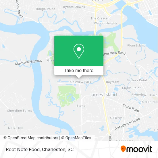 Root Note Food map