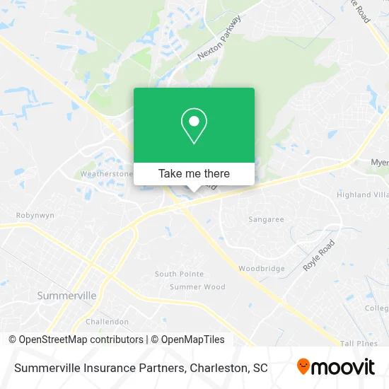 Summerville Insurance Partners map