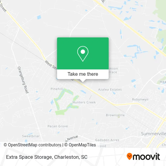 Extra Space Storage map