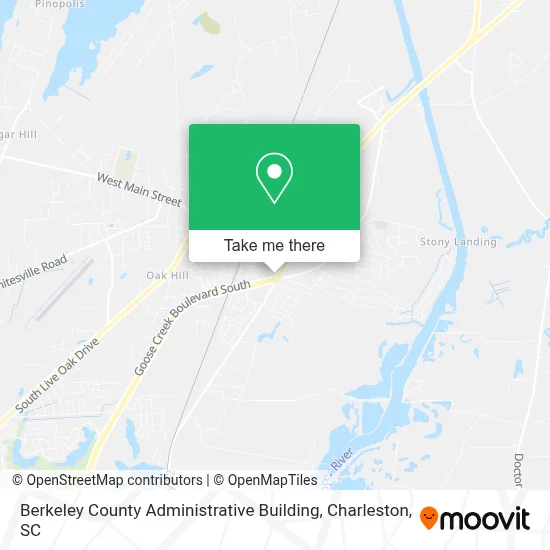 Berkeley County Administrative Building map