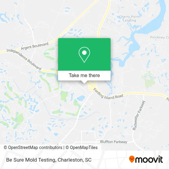 Be Sure Mold Testing map
