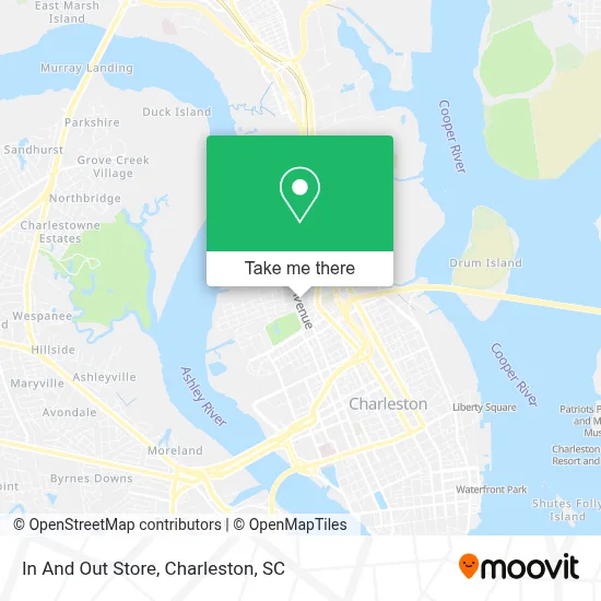 In And Out Store map