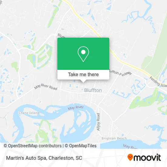 Martin's Auto Spa map