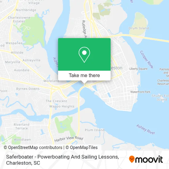 Saferboater - Powerboating And Sailing Lessons map