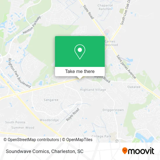 Soundwave Comics map