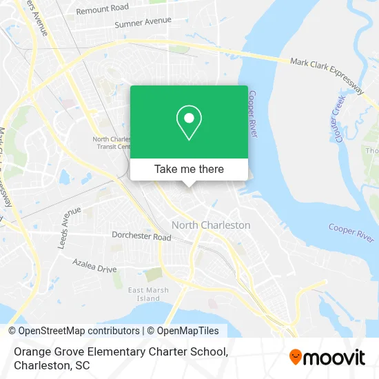 Orange Grove Elementary Charter School map