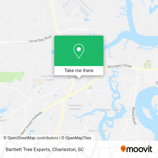 Bartlett Tree Experts map