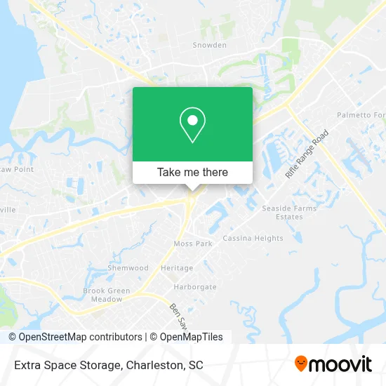 Extra Space Storage map