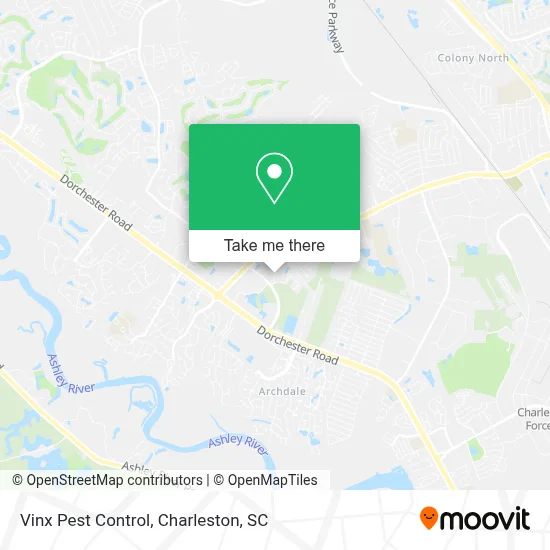 Vinx Pest Control map