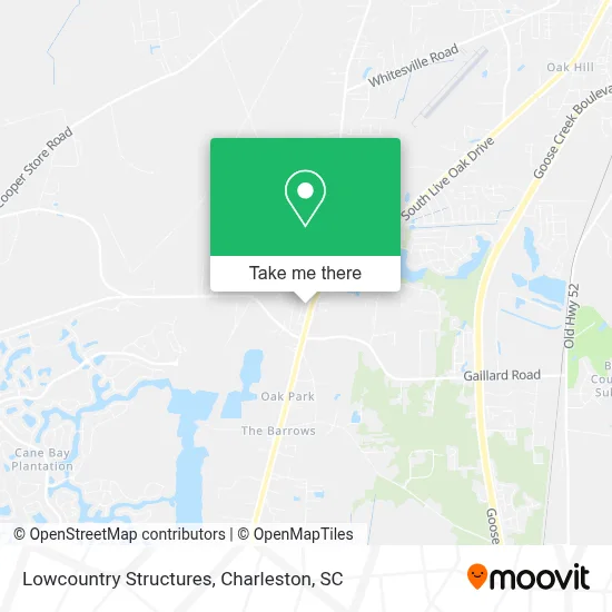 Lowcountry Structures map