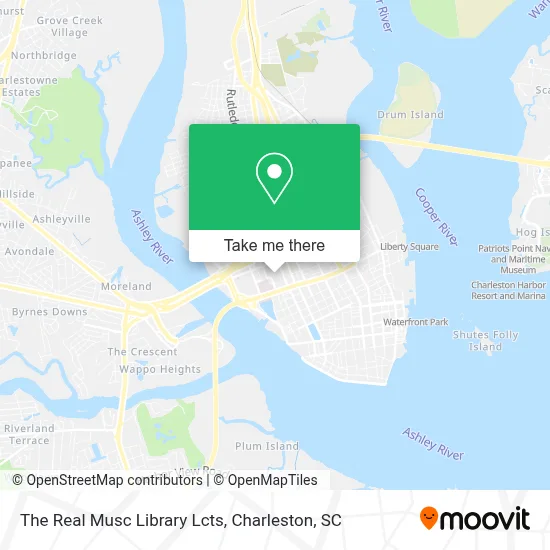 The Real Musc Library Lcts map